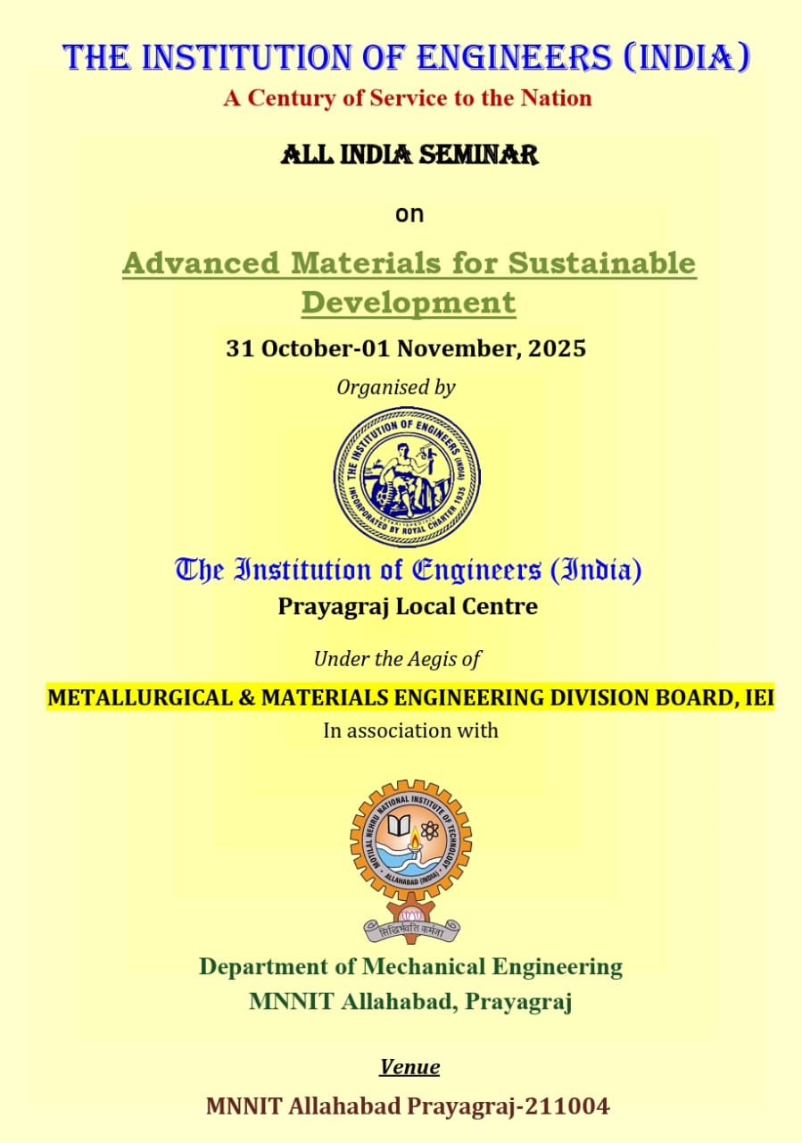 All India Seminar on Advanced Materials for Sustainable Development