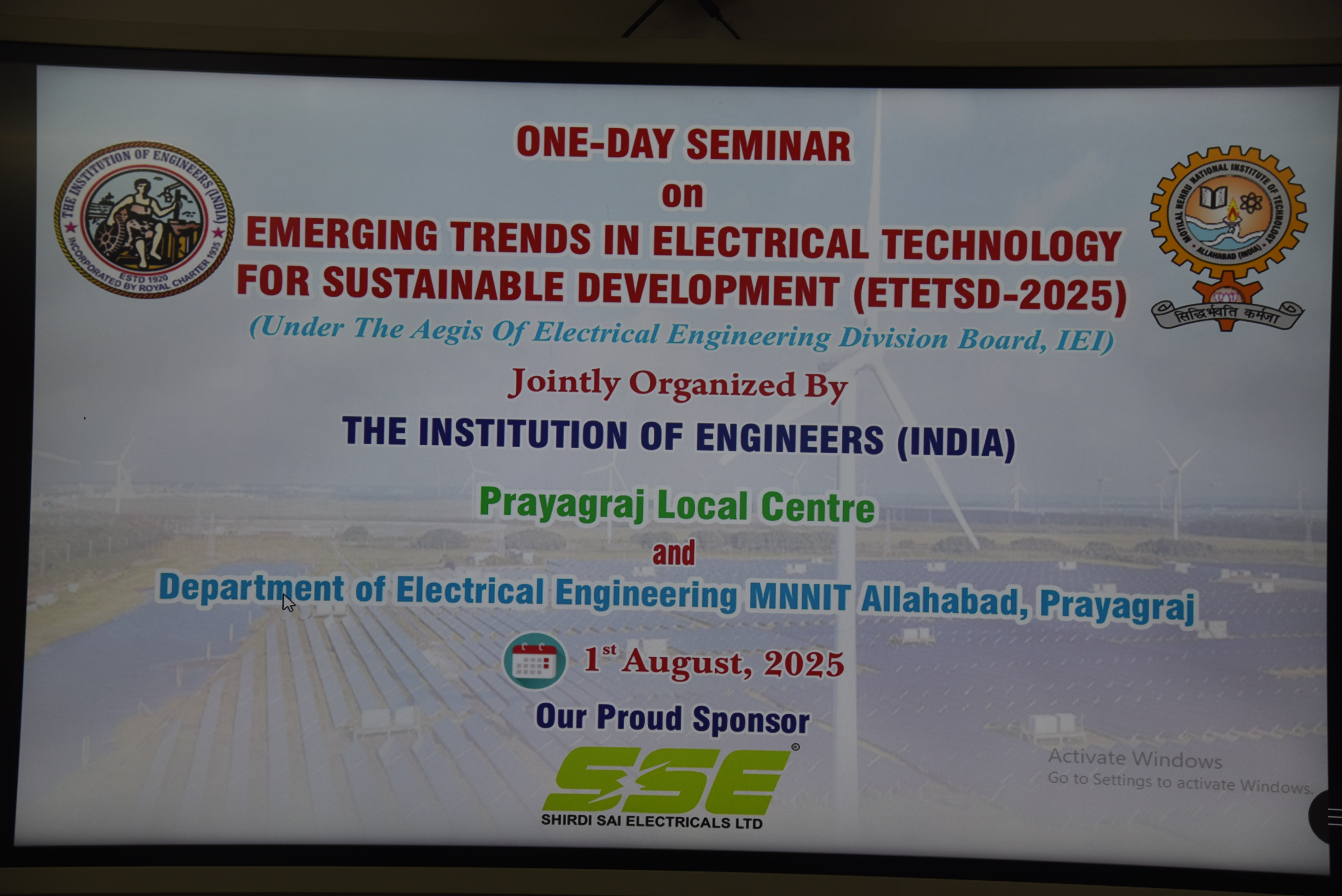 SEMINAR ON EMERGING TRENDS IN ELECTRICAL TECHNOLOGY FOR SUSTAINABLE DEVELOPMENT  - Image 5